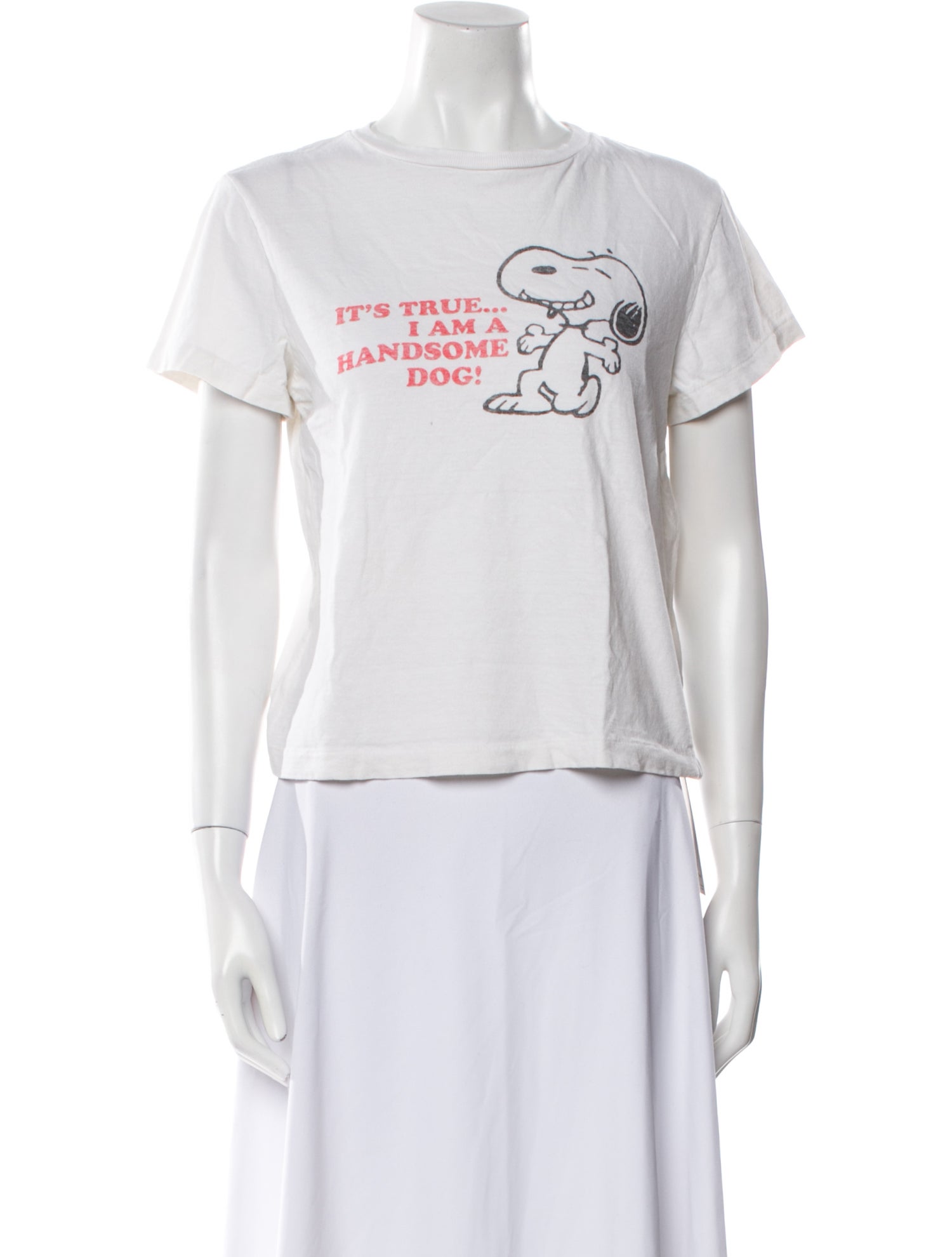 RE/DONE Graphic Print Crew Neck T-Shirt