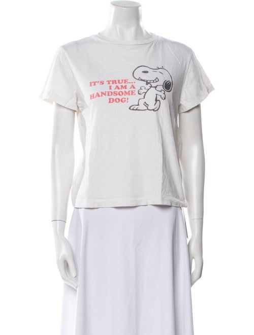 RE/DONE Graphic Print Crew Neck T-Shirt