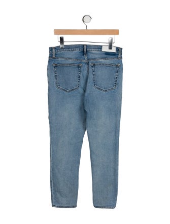 RE/DONE High-Rise Straight Leg Jeans