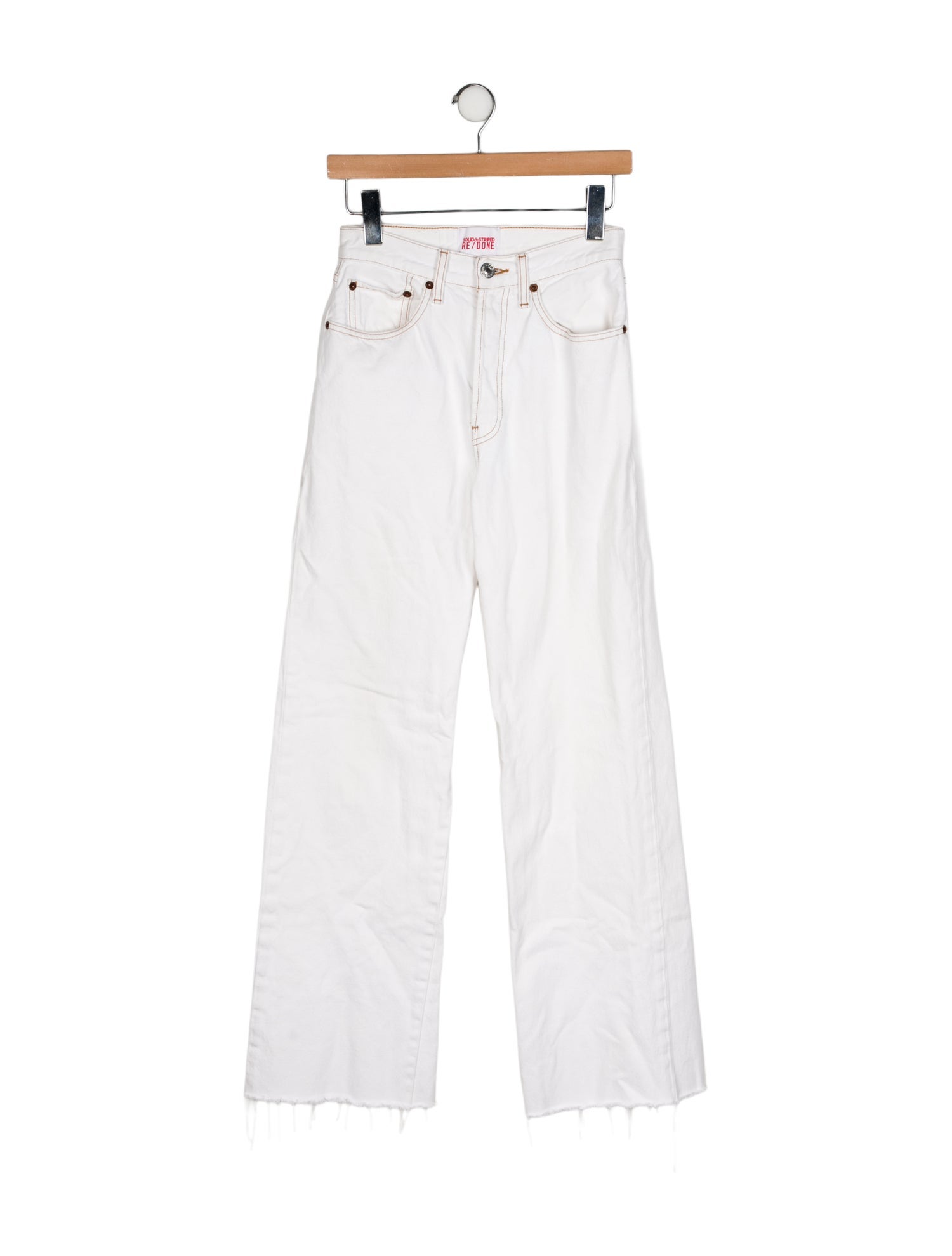 RE/DONE High-Rise Straight Leg Jeans
