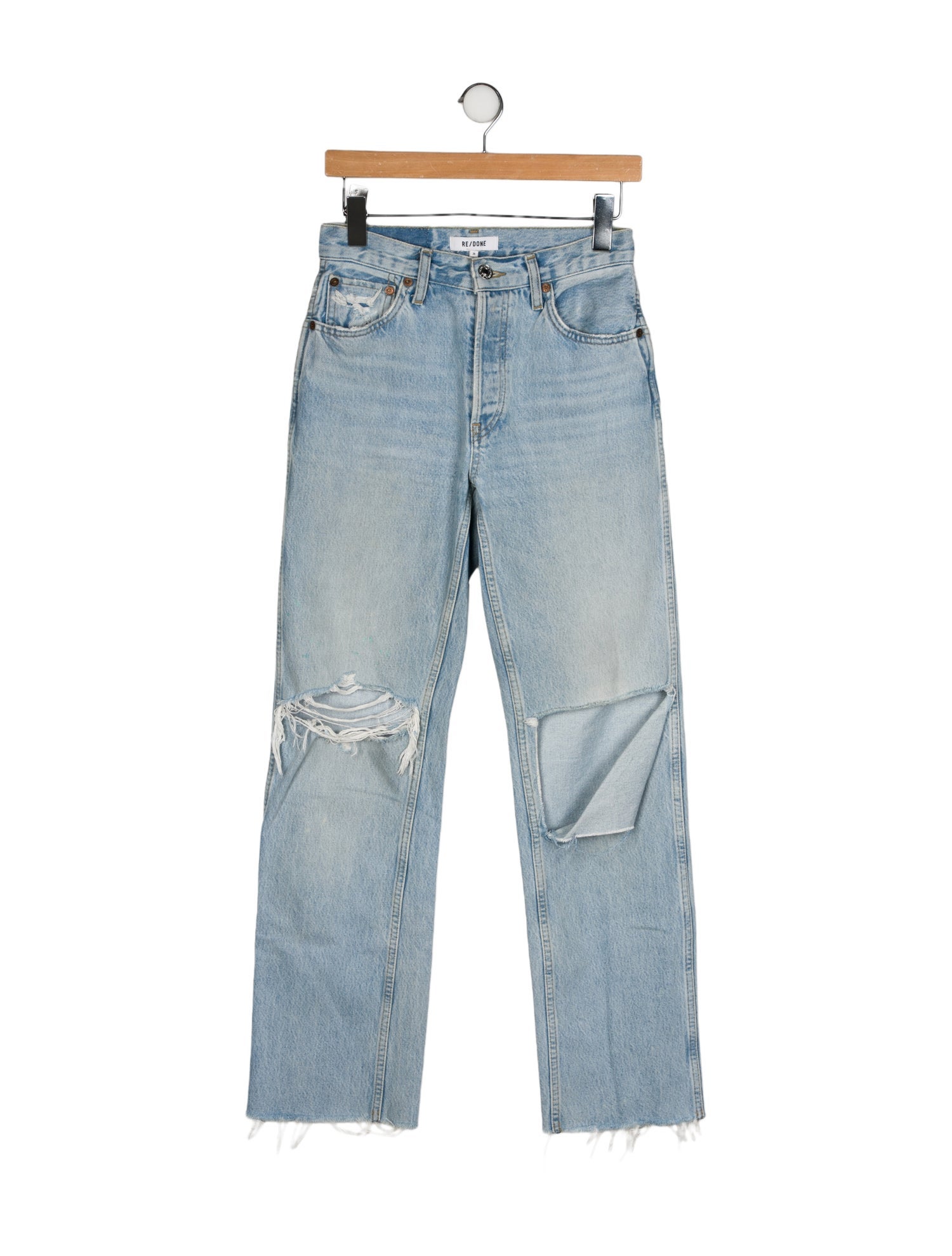 RE/DONE Mid-Rise Wide Leg Jeans