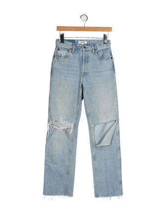 RE/DONE Mid-Rise Wide Leg Jeans