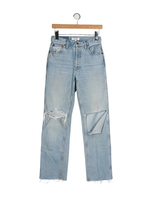 RE/DONE Mid-Rise Wide Leg Jeans