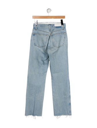 RE/DONE Mid-Rise Wide Leg Jeans