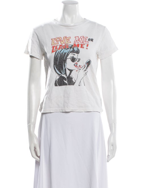 RE/DONE Graphic Print Crew Neck T-Shirt