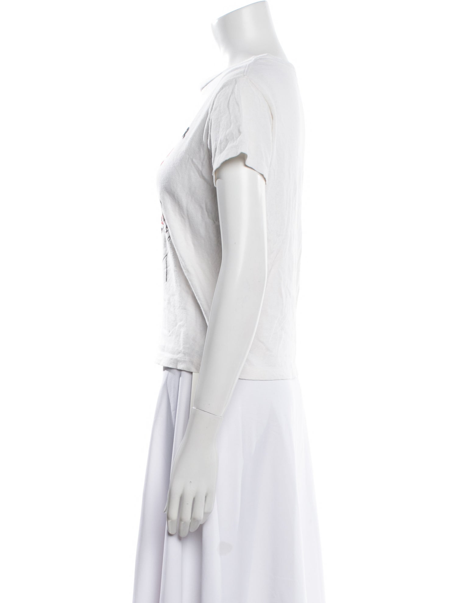 RE/DONE Graphic Print Crew Neck T-Shirt