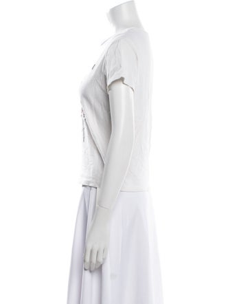 RE/DONE Graphic Print Crew Neck T-Shirt