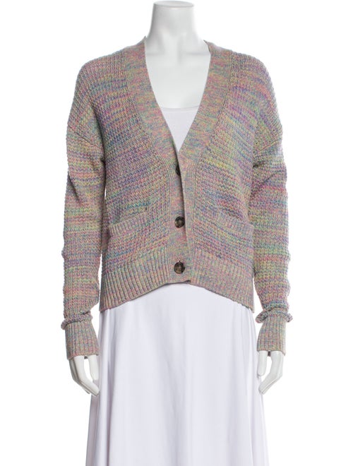 RE/DONE Printed V-Neck Sweater