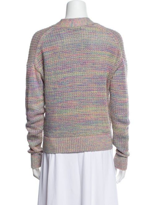 RE/DONE Printed V-Neck Sweater