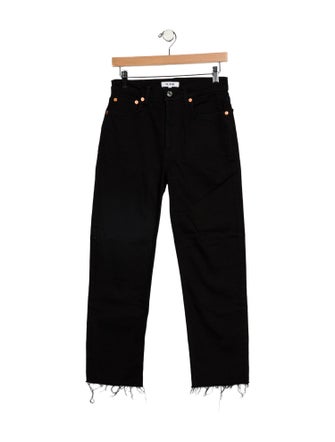 RE/DONE Mid-Rise Straight Leg Jeans