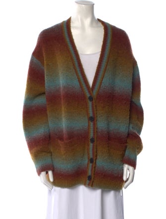 RE/DONE Striped V-Neck Sweater