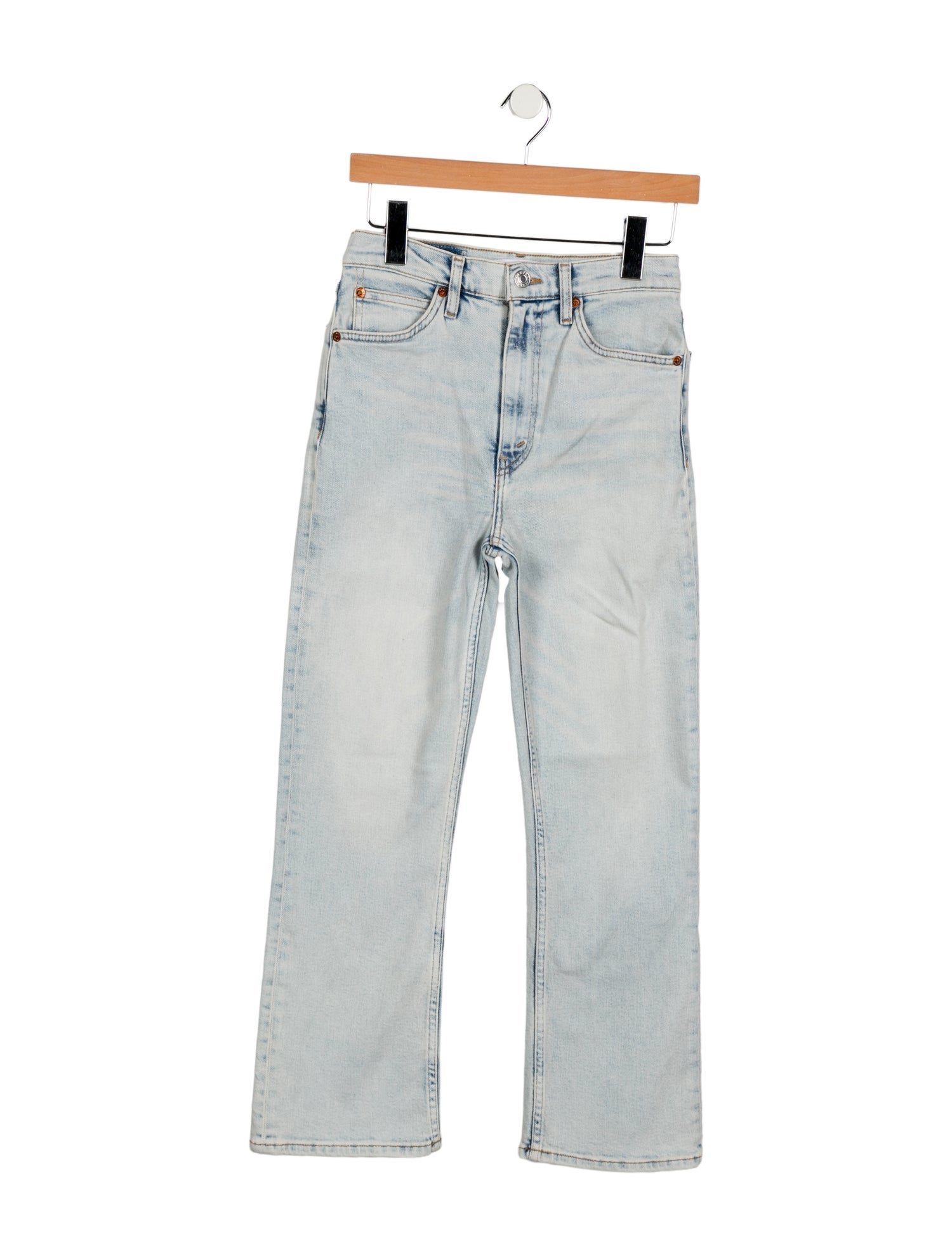 RE/DONE Mid-Rise Straight Leg Jeans