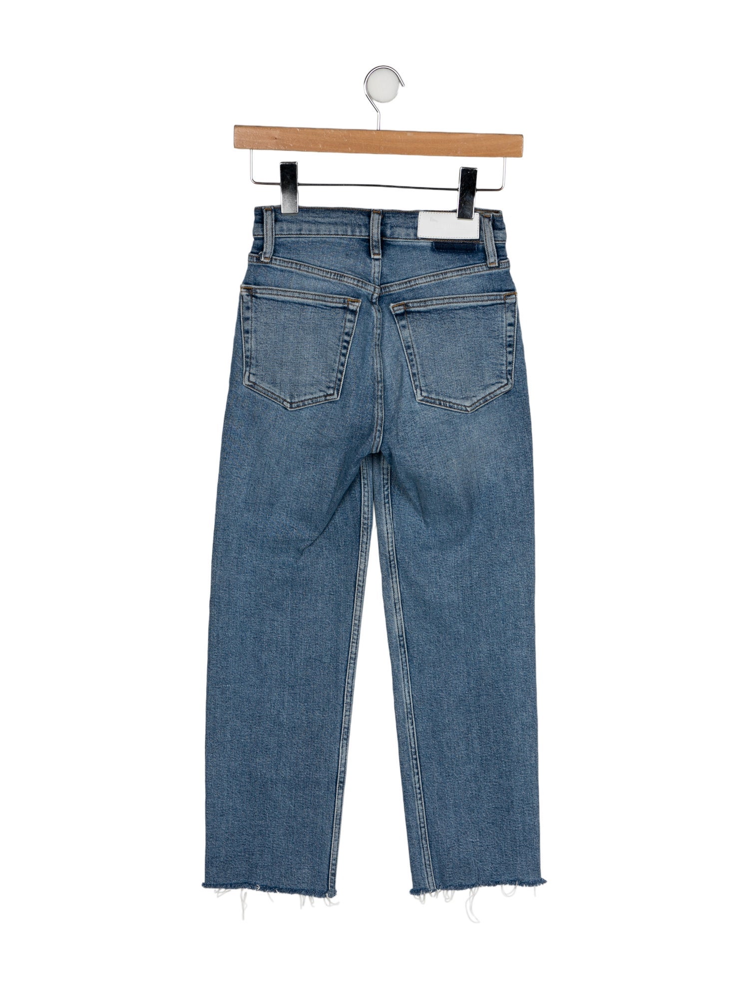 RE/DONE Mid-Rise Straight Leg Jeans