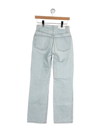 RE/DONE Mid-Rise Straight Leg Jeans
