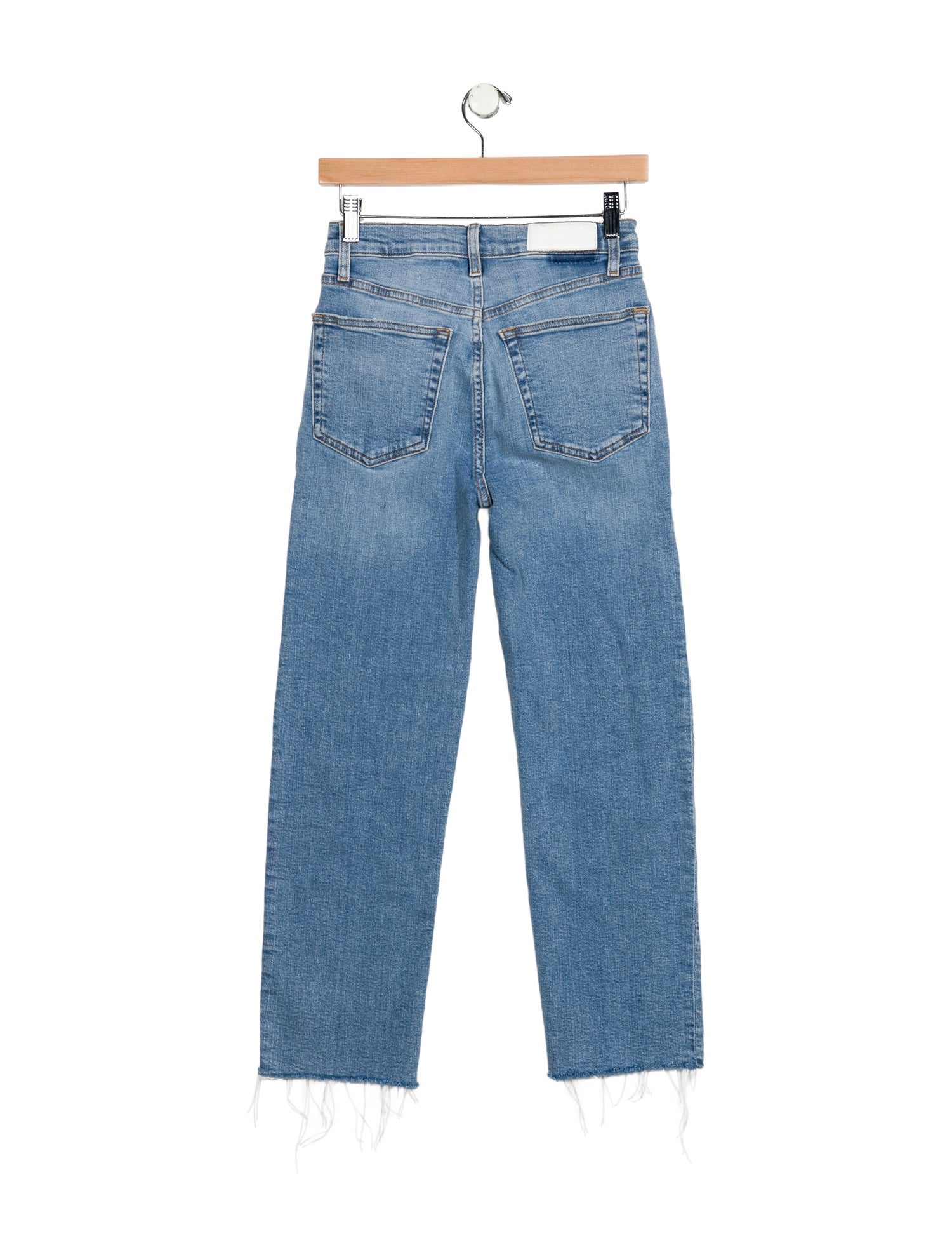 RE/DONE Mid-Rise Straight Leg Jeans