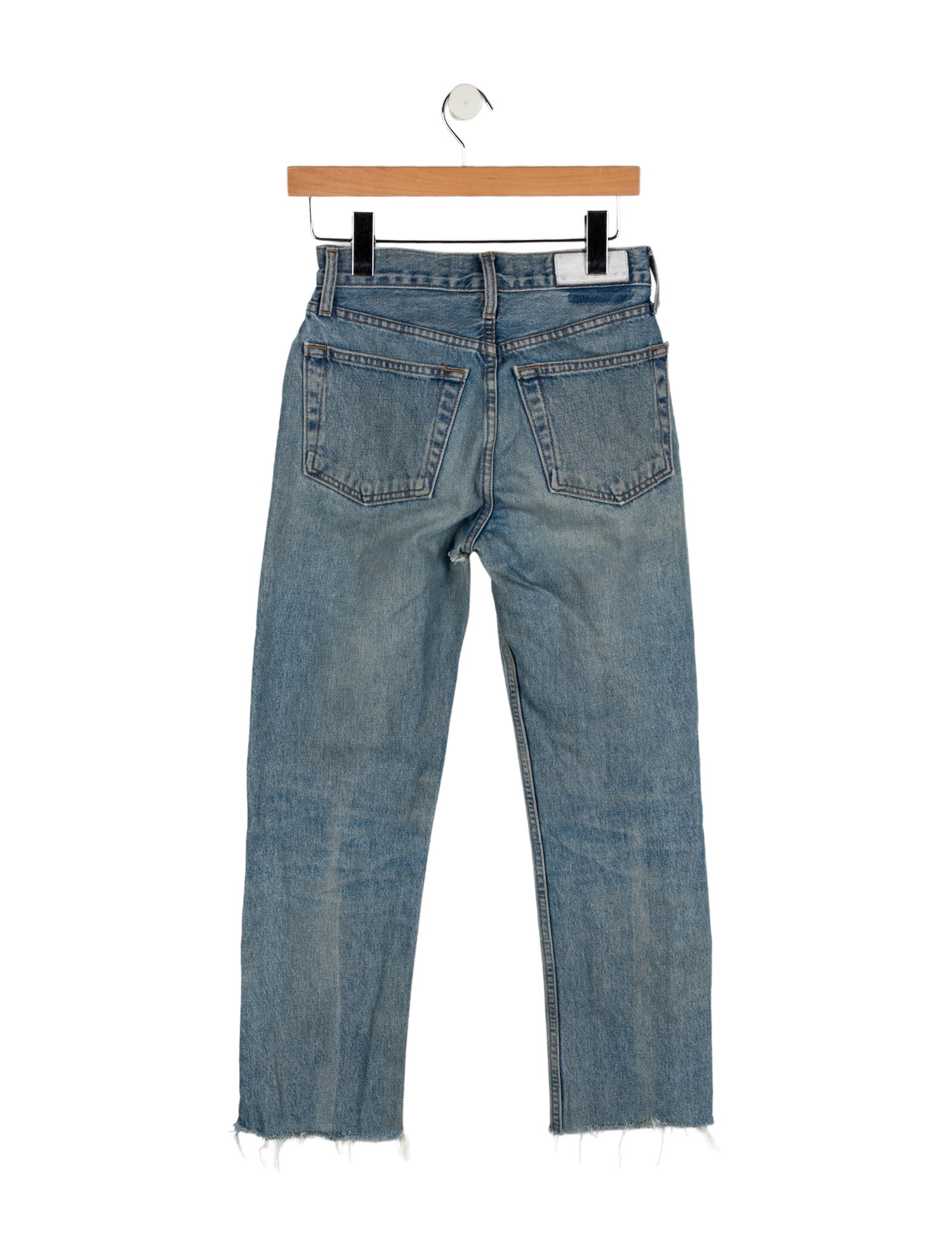 RE/DONE Mid-Rise Straight Leg Jeans