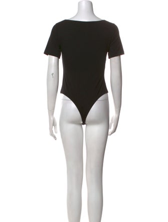 RE/DONE Square Neckline Short Sleeve Bodysuit