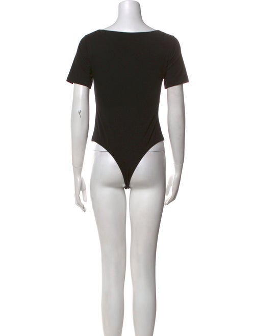 RE/DONE Square Neckline Short Sleeve Bodysuit