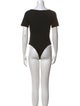 RE/DONE Square Neckline Short Sleeve Bodysuit