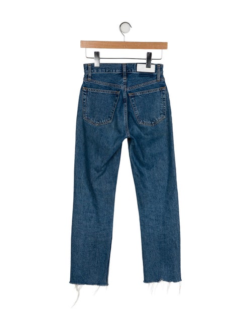 RE/DONE High-Rise Straight Leg Jeans