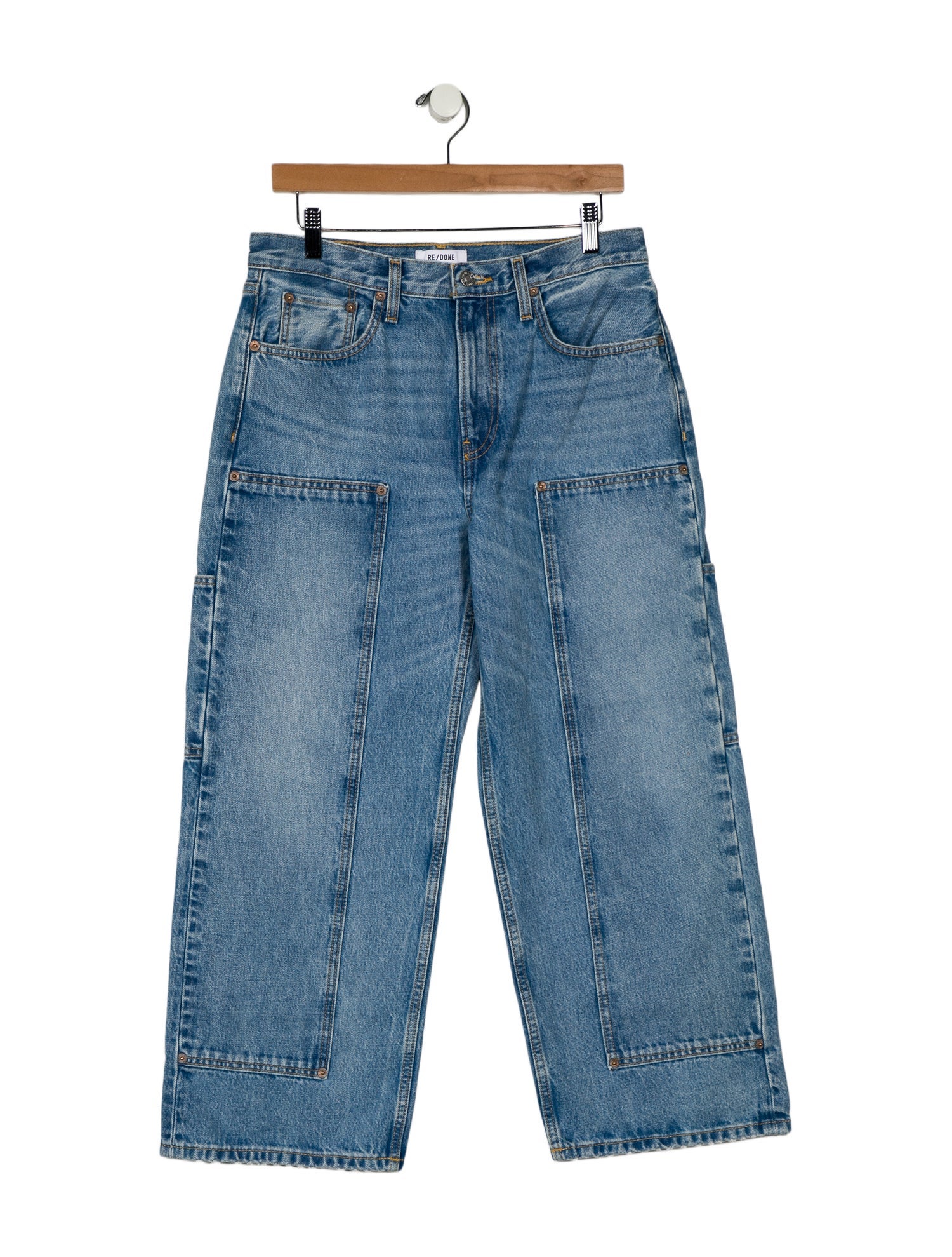 RE/DONE High-Rise Wide Leg Jeans w/ Tags