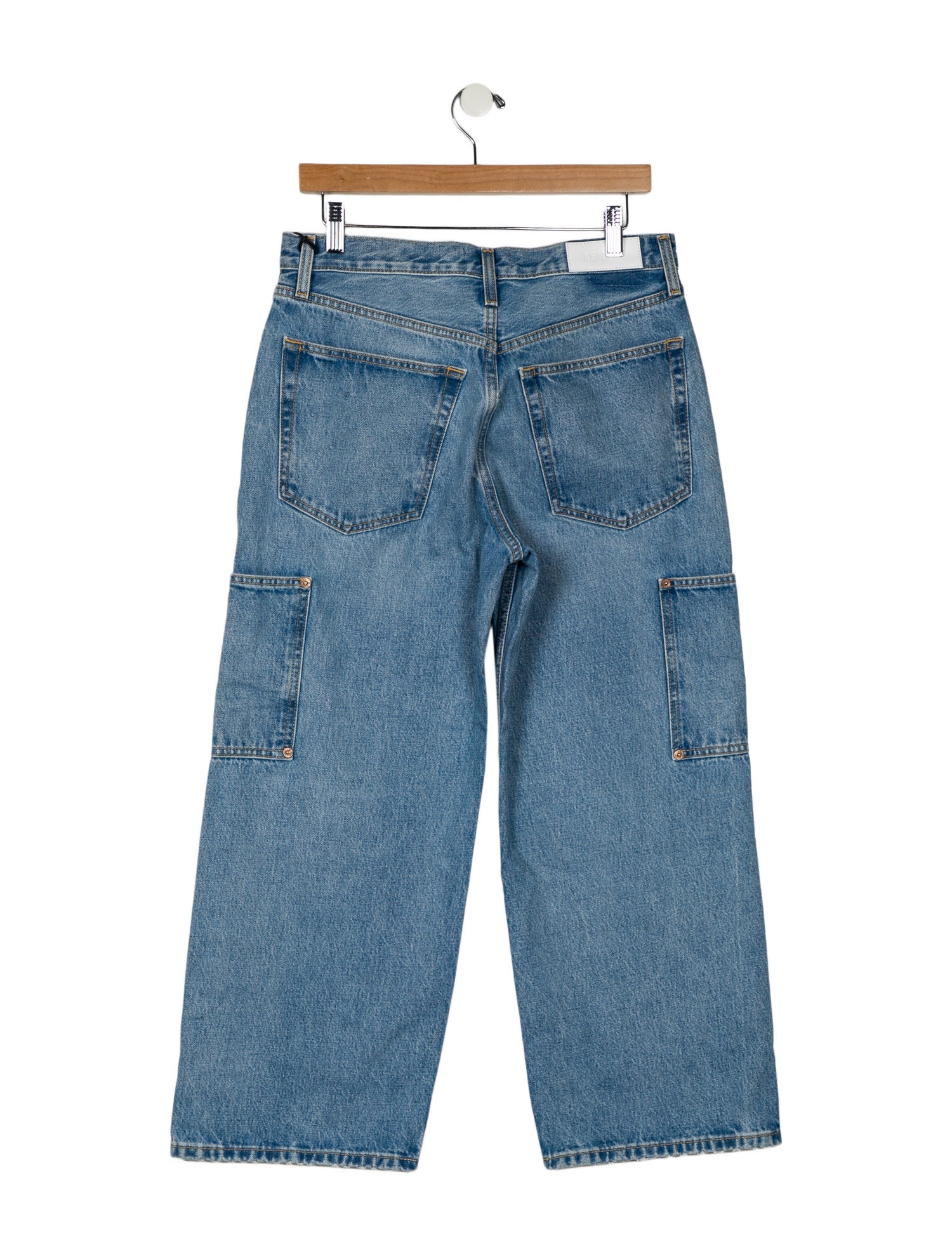 RE/DONE High-Rise Wide Leg Jeans w/ Tags