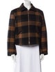 RE/DONE Wool Plaid Print Jacket