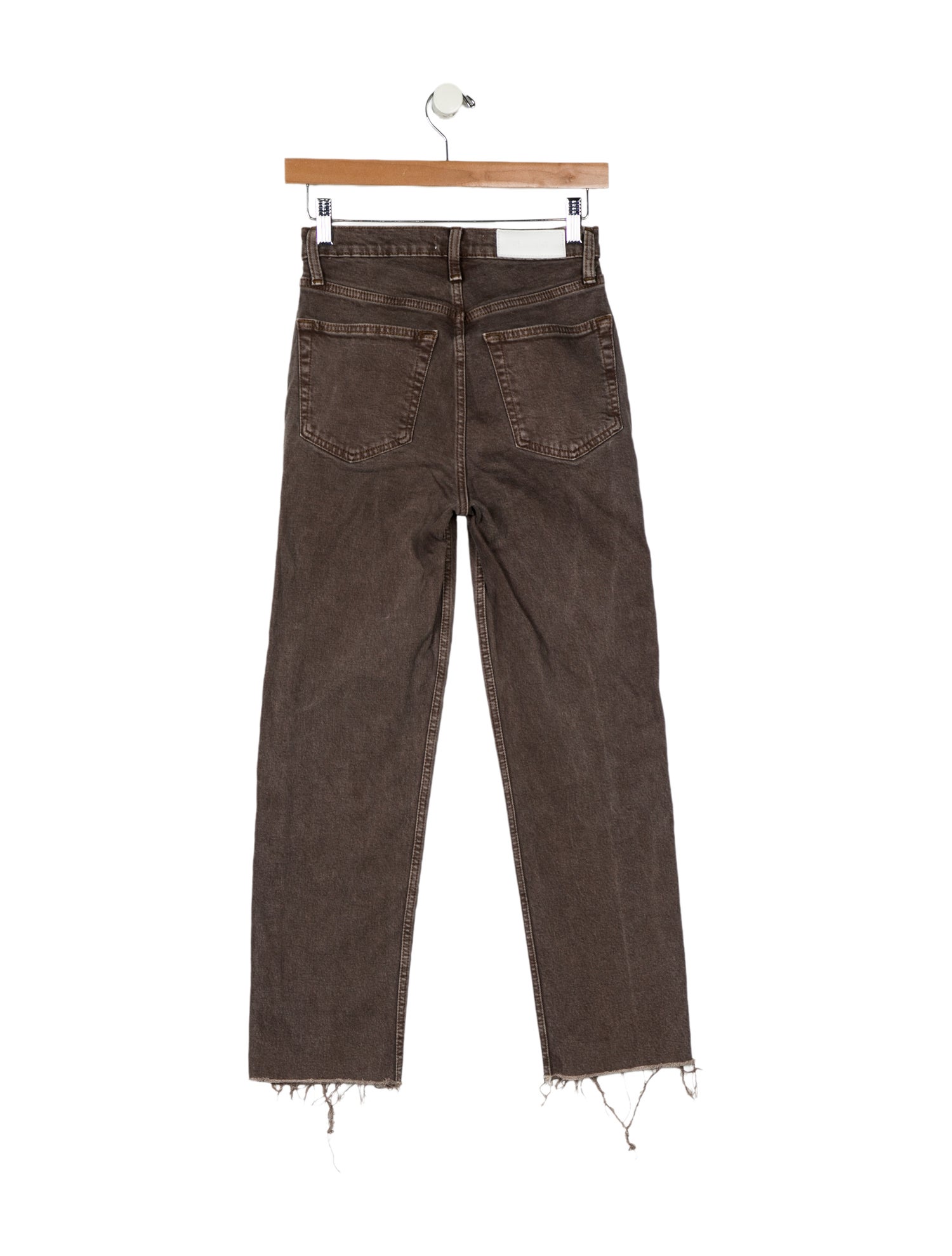 RE/DONE High-Rise Straight Leg Jeans
