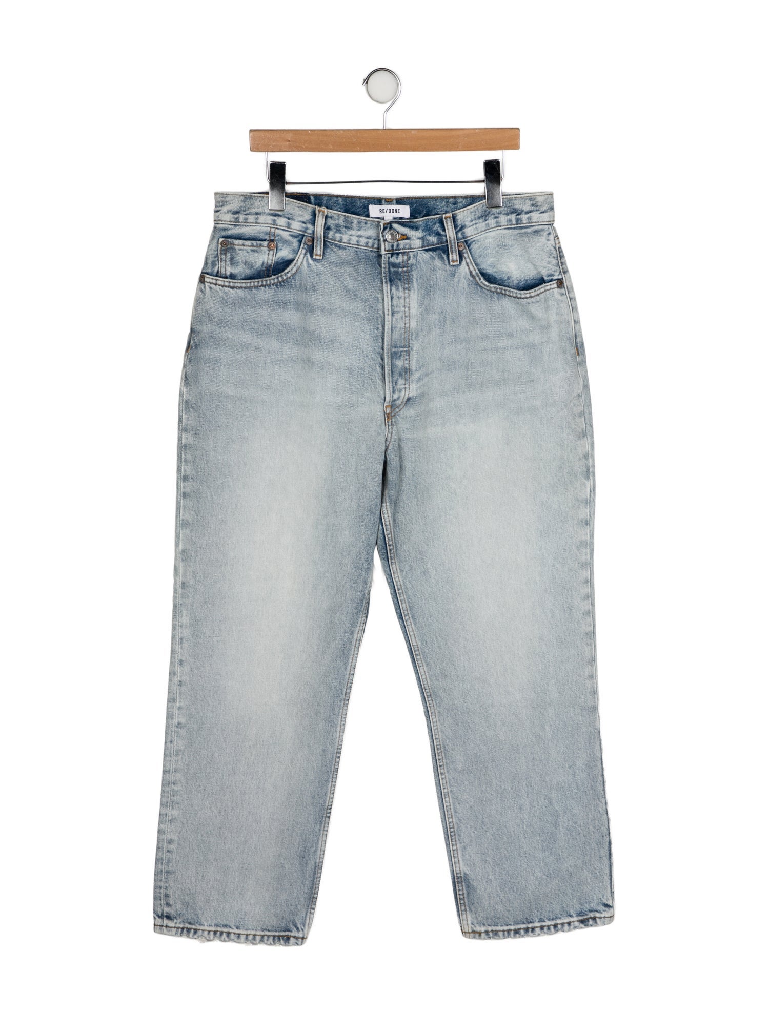 RE/DONE High-Rise Wide Leg Jeans w/ Tags