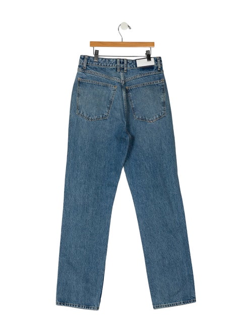 RE/DONE High-Rise Straight Leg Jeans