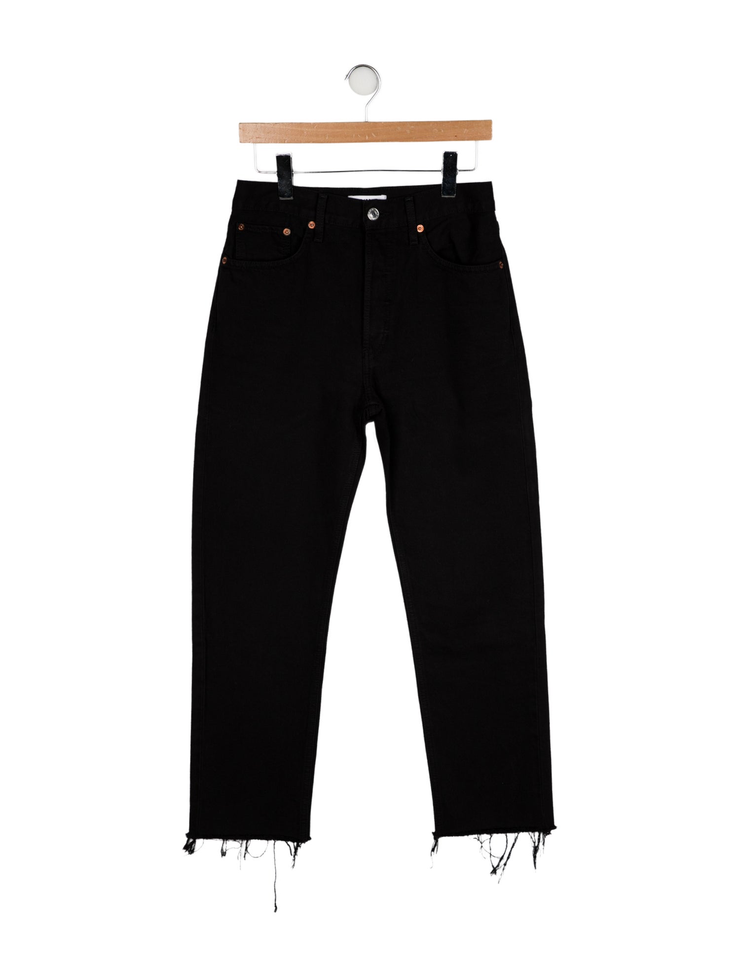 RE/DONE High-Rise Straight Leg Jeans