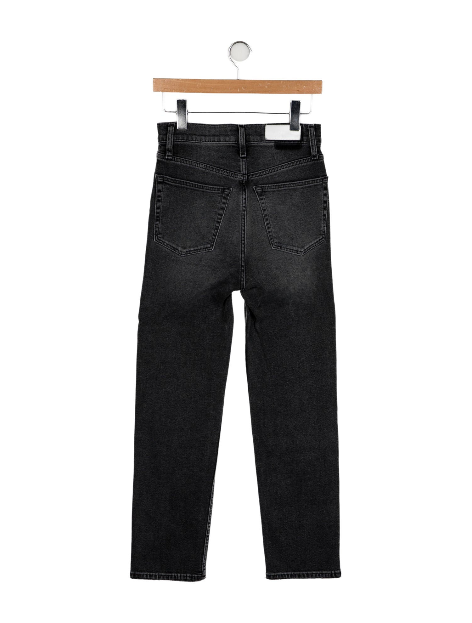 RE/DONE High-Rise Straight Leg Jeans