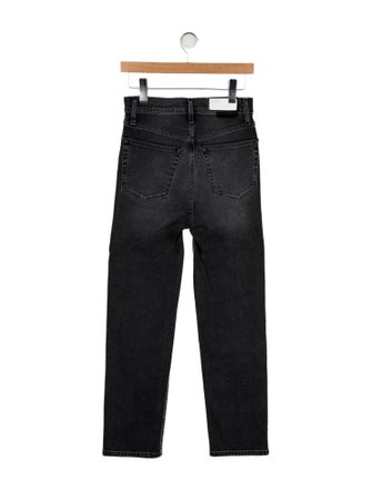 RE/DONE High-Rise Straight Leg Jeans