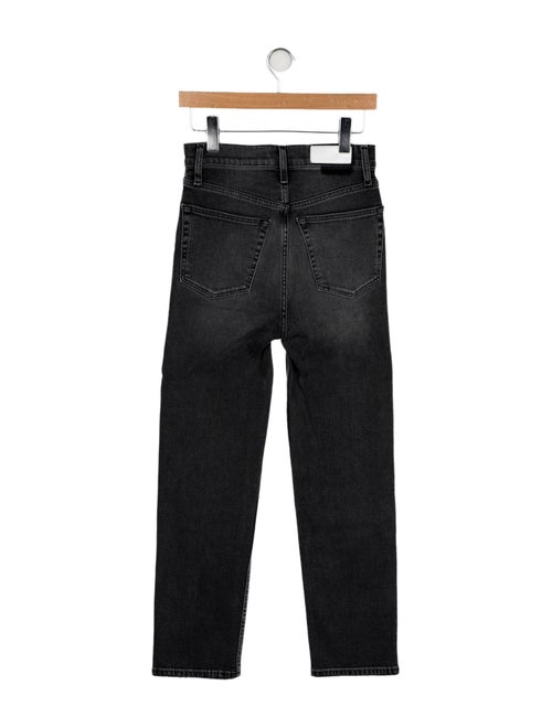 RE/DONE High-Rise Straight Leg Jeans