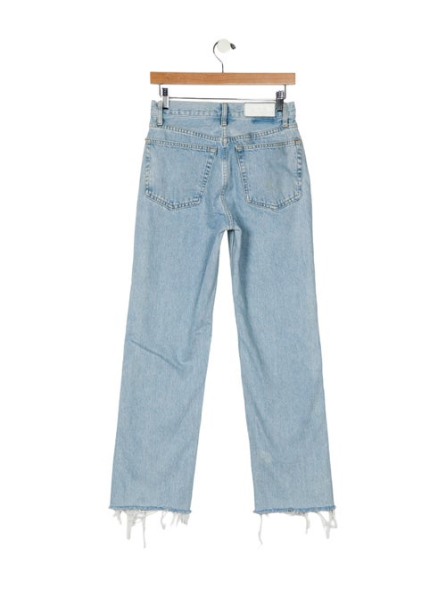 RE/DONE High-Rise Straight Leg Jeans