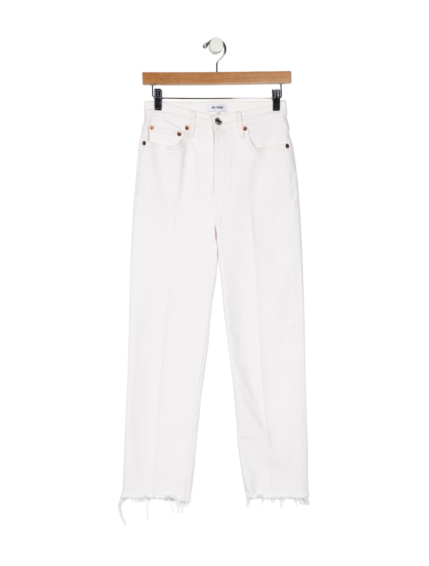 RE/DONE High-Rise Straight Leg Jeans