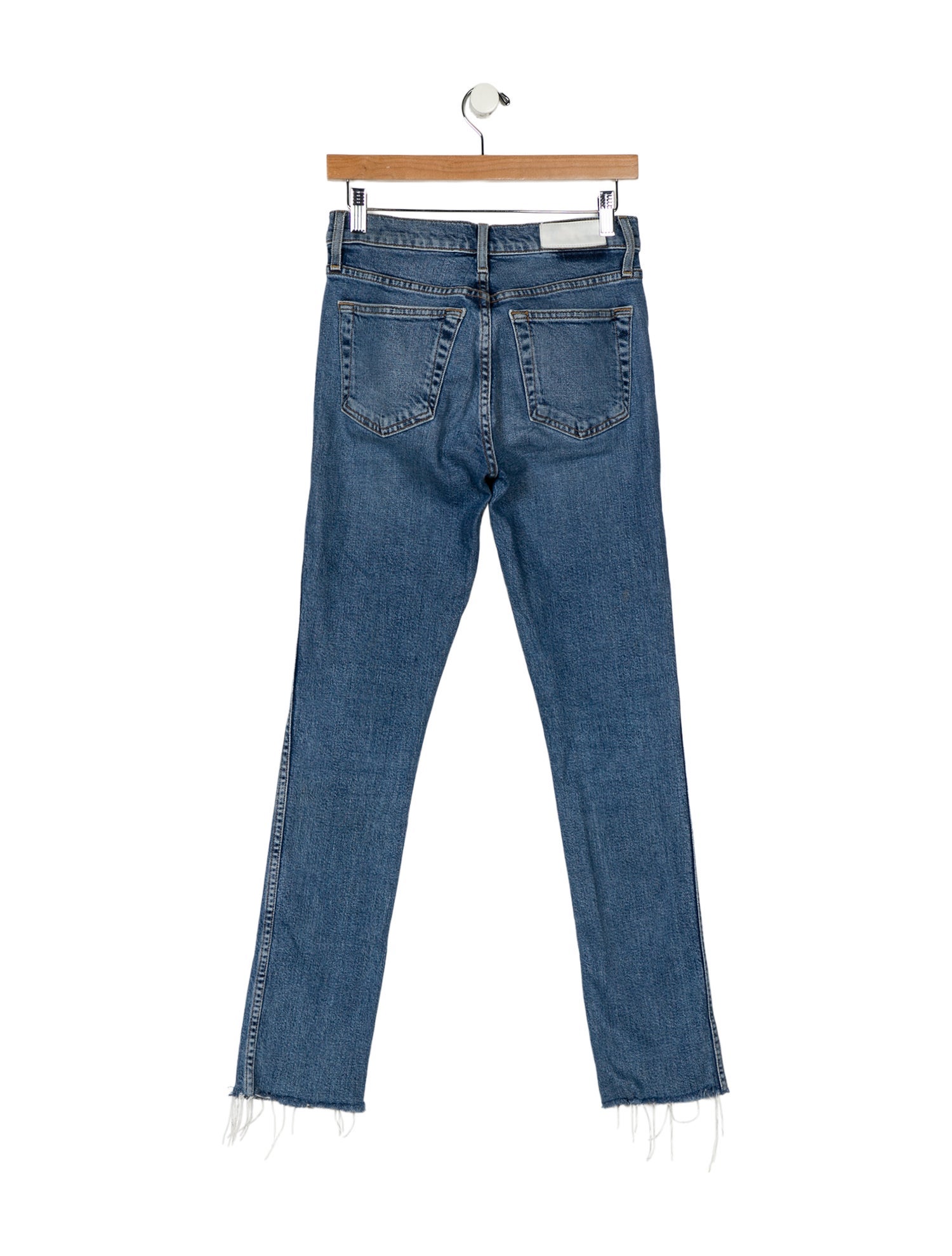 RE/DONE Mid-Rise Straight Leg Jeans