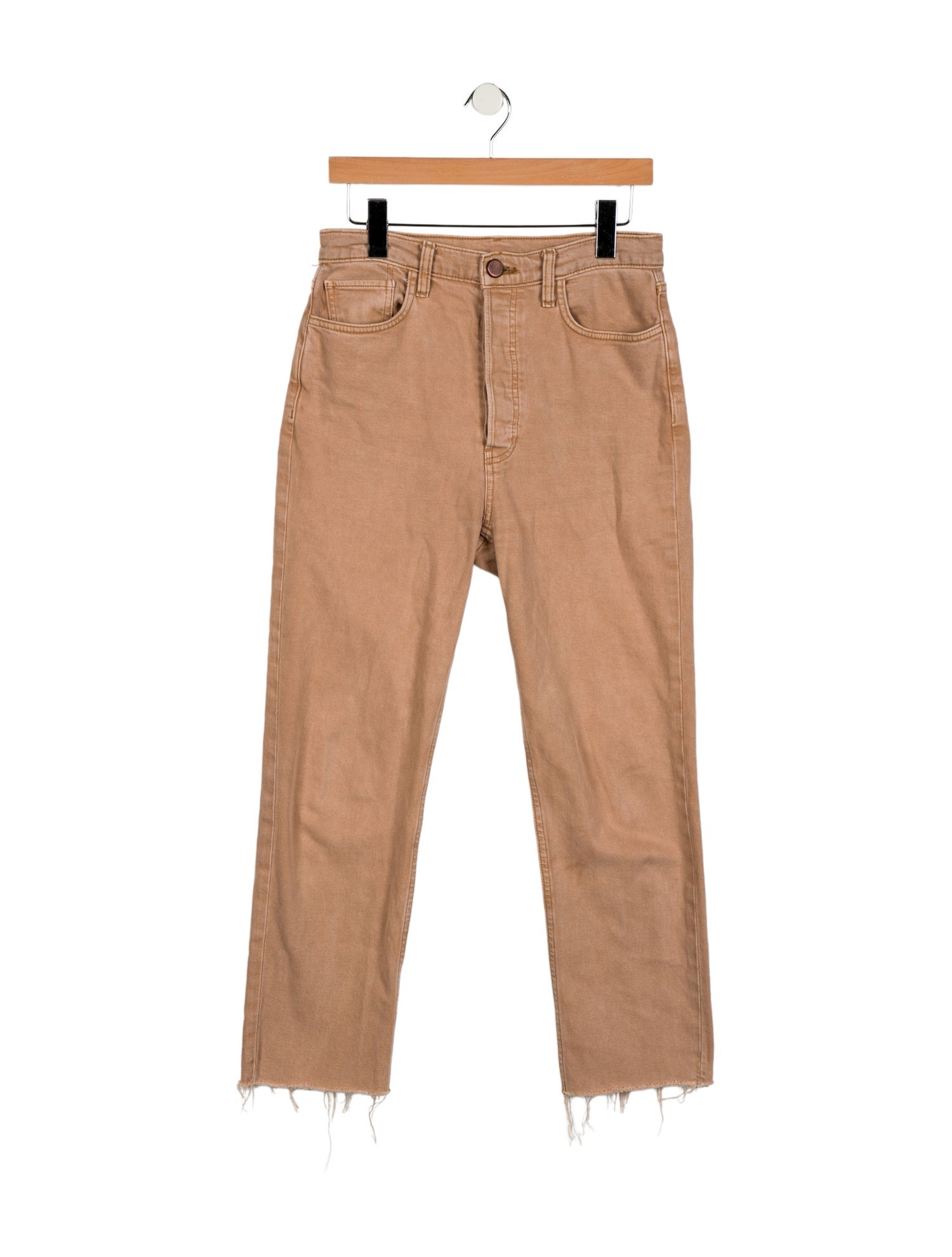 RE/DONE High-Rise Straight Leg Jeans