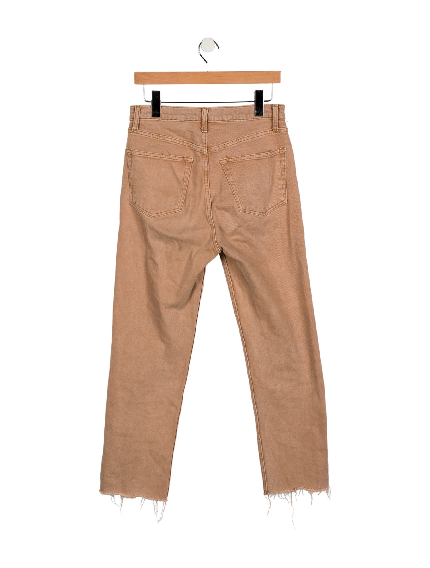 RE/DONE High-Rise Straight Leg Jeans