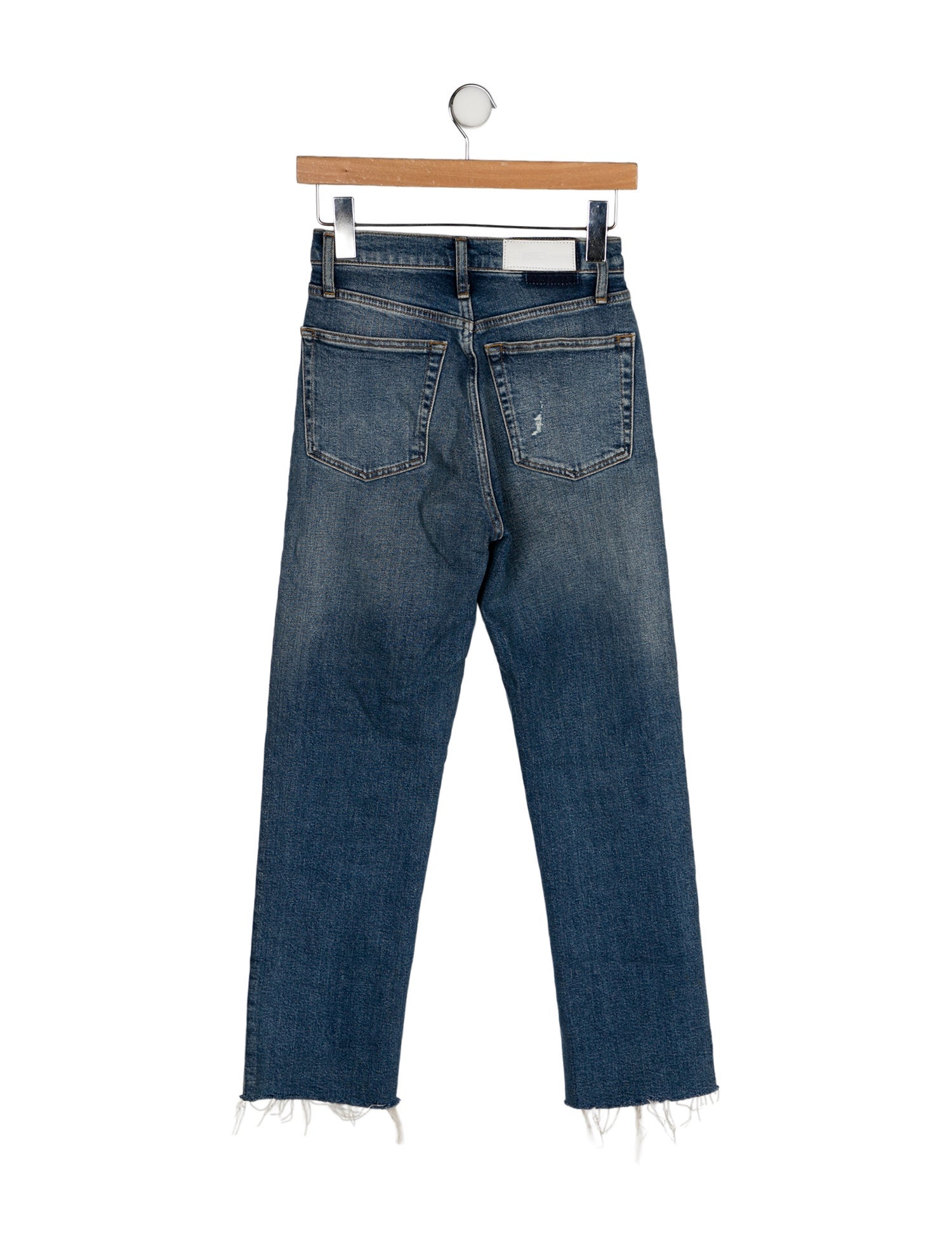 RE/DONE High-Rise Straight Leg Jeans