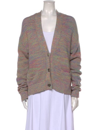 RE/DONE Striped V-Neck Sweater