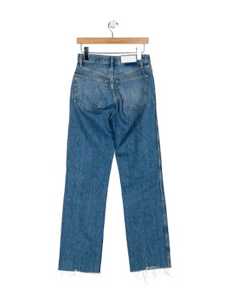 RE/DONE Mid-Rise Wide Leg Jeans