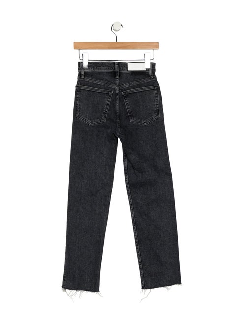 RE/DONE High-Rise Straight Leg Jeans