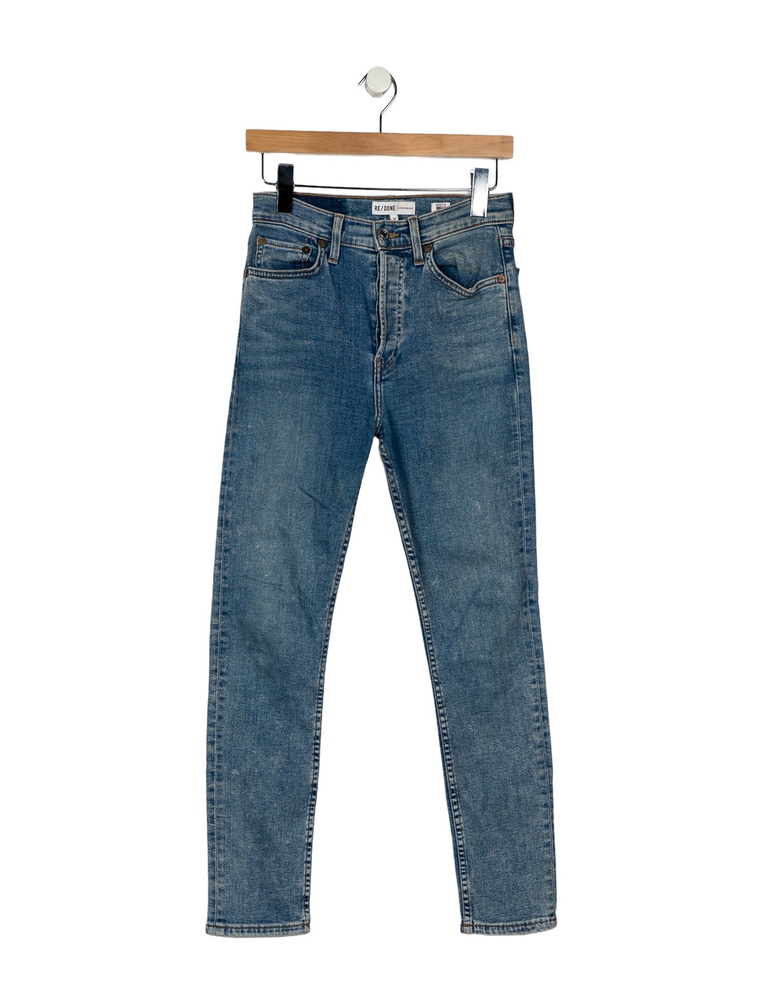 RE/DONE Mid-Rise Skinny Leg Jeans