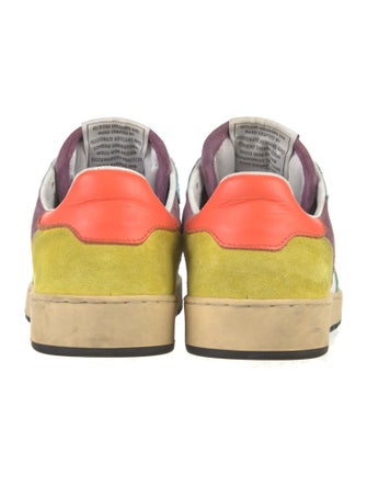 RE/DONE Leather Printed Sneakers