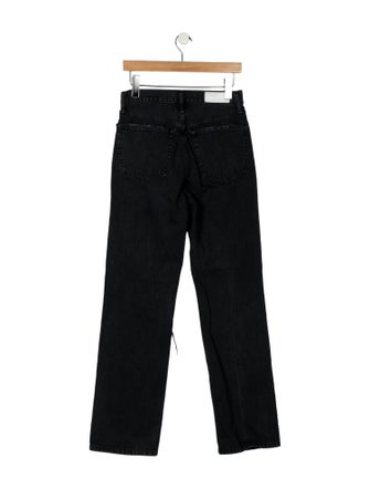 RE/DONE High-Rise Straight Leg Jeans