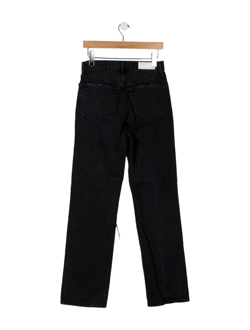 RE/DONE High-Rise Straight Leg Jeans