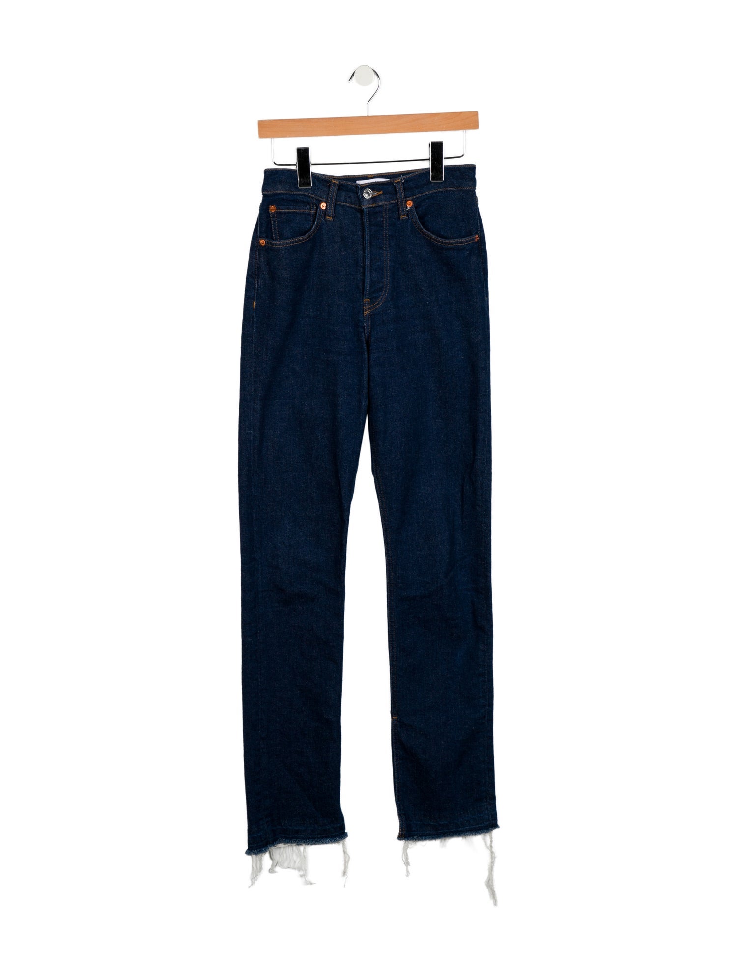 RE/DONE Mid-Rise Straight Leg Jeans