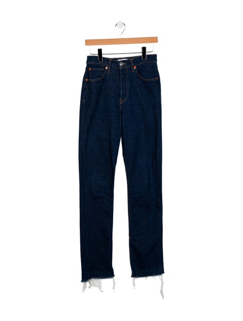 RE/DONE Mid-Rise Straight Leg Jeans