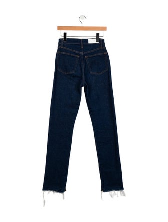 RE/DONE Mid-Rise Straight Leg Jeans